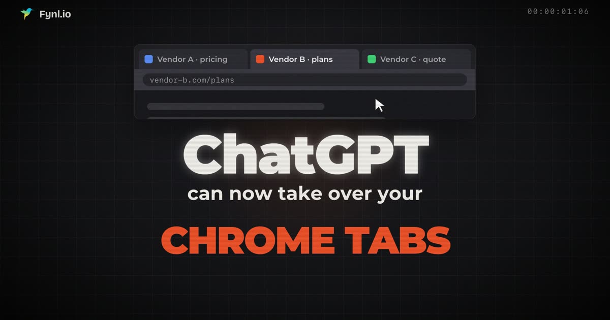 ChatGPT Chrome extension: how to let ChatGPT use your tabs and do the work