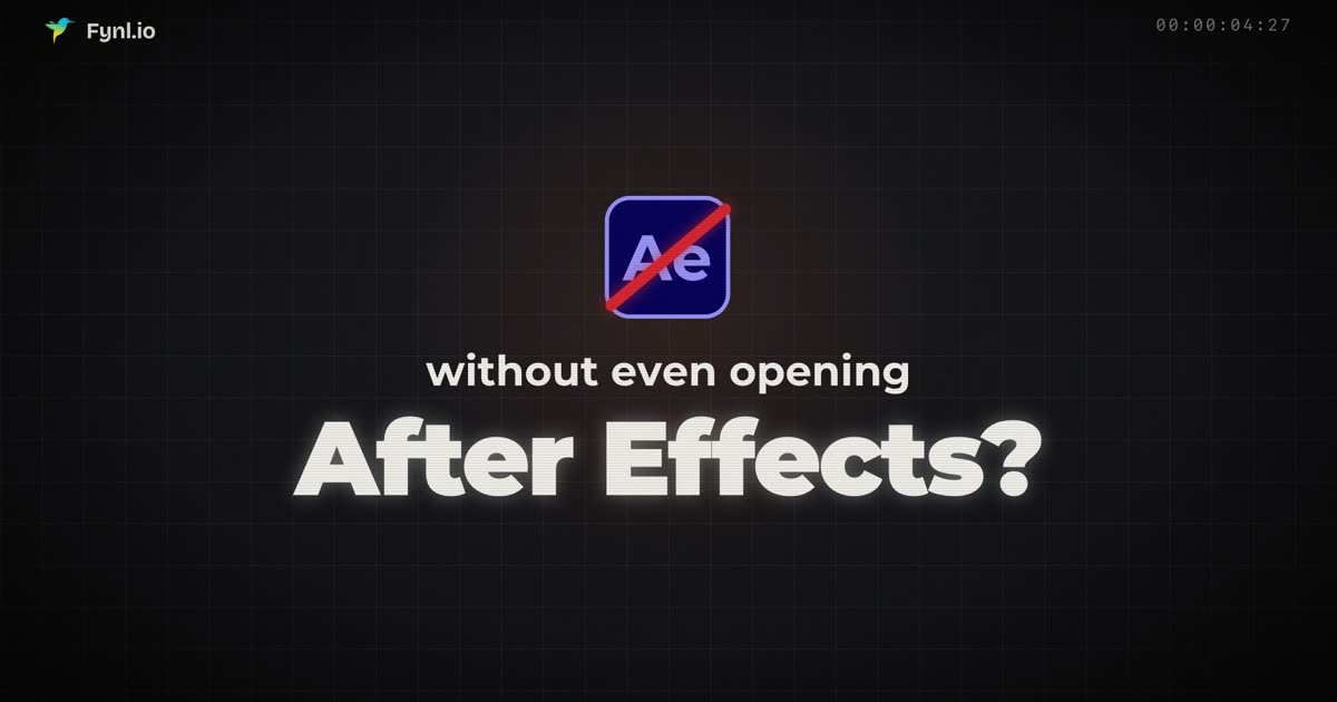 Make motion graphics with Claude Code, without After Effects
