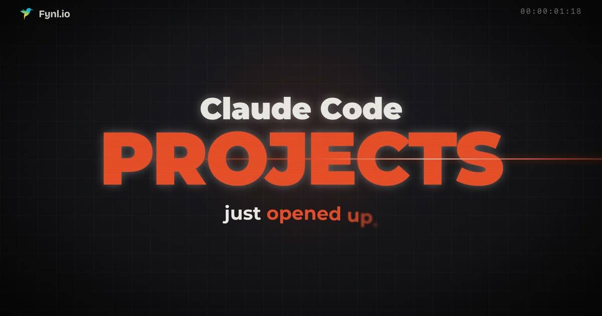 How to use Claude Code Projects (open to Pro and Max)