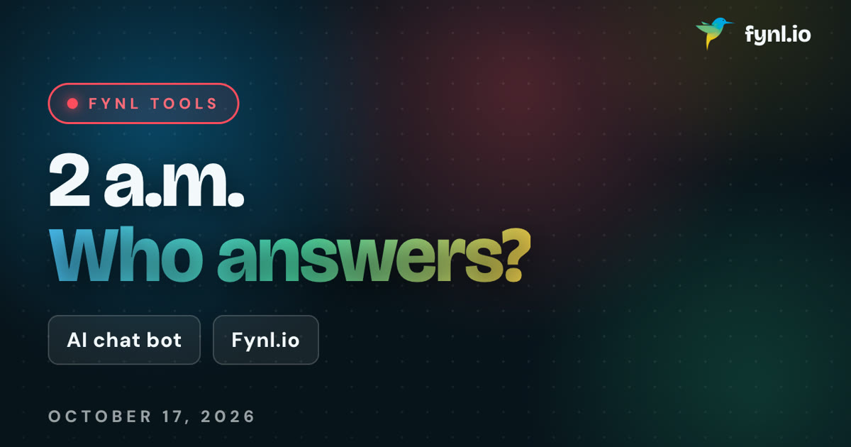 The Fynl.io AI chat bot
