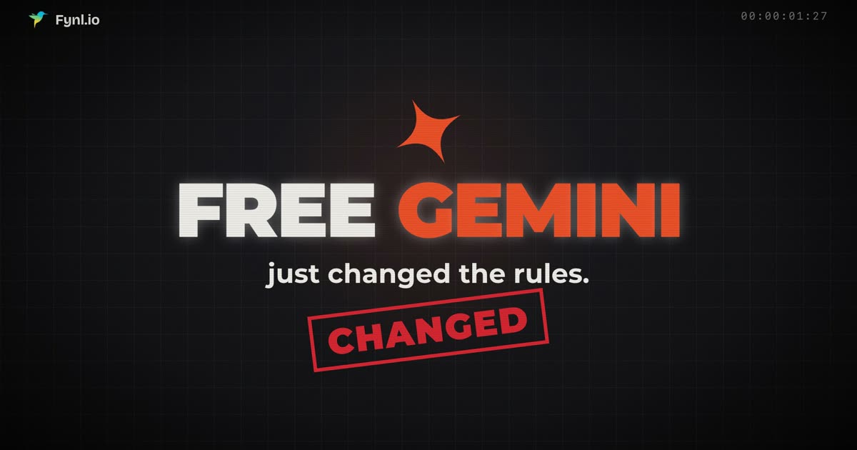 Gemini's free tier is now one model: what to do